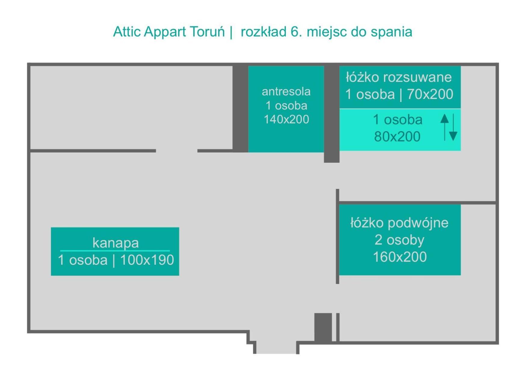 Attic Appart Stary Toruń Eksteriør bilde